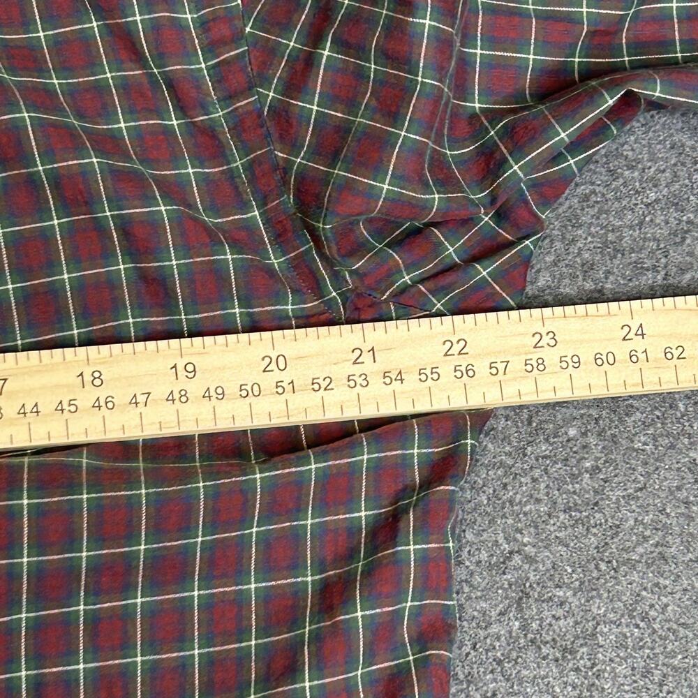 Polo Ralph Lauren Shirt Mens Medium Red Plaid Button Down Long Sleeve Cotton - Picture 9 of 9